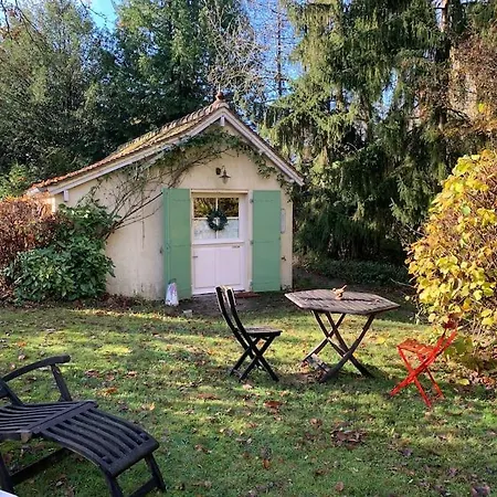 Maisonnette En Clairiere De Foret Gambais Extérieur photo